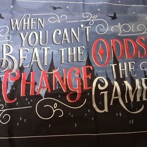 When You Cant Beat The Odds Change The Game Standard Size Pillowcase..